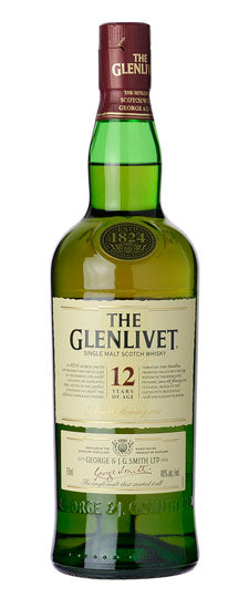 12 Year Old Single Malt Scotch Whisky - The Glenlivet