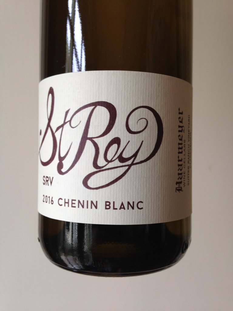 Haarmeyer Wine Cellars St. Rey SRV Chenin Blanc 2017 (750ml)