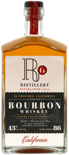 r6 Distillery Straight Bourbon Whiskey (750ml)