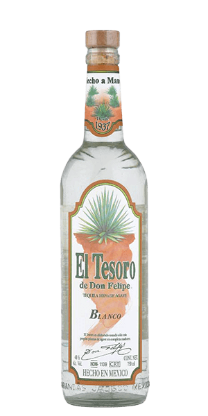 El Tesoro de Don Felipe Blanco Tequila (750ml)