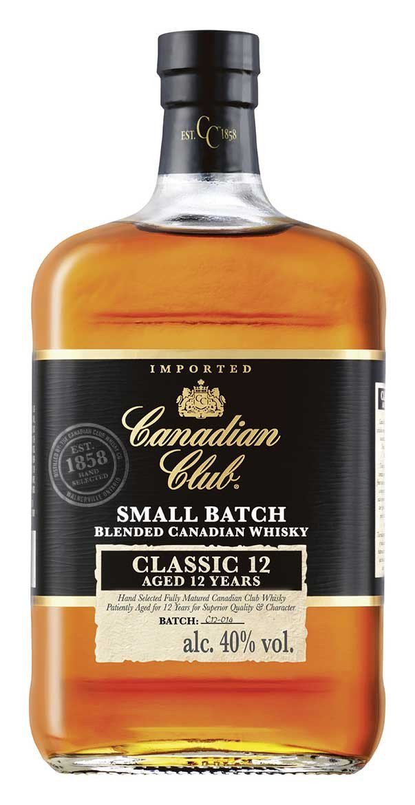 Canadian Club Small Batch Classic Canadian Blended Whisky 12 Year (750ml)