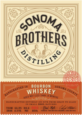 Sonoma Brothers Distilling Bourbon Whiskey (750ml)