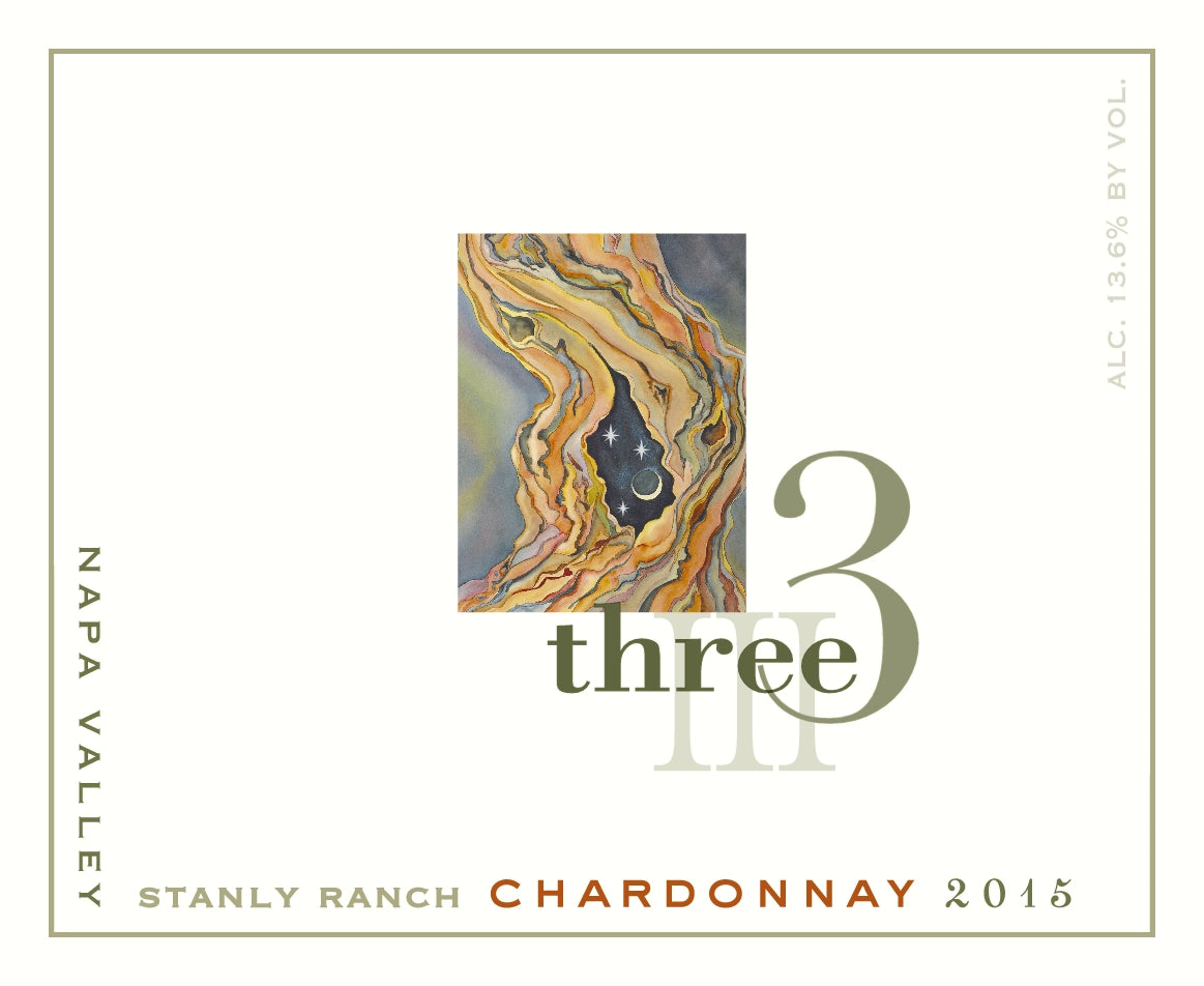 Three Napa Valley Chardonnay Stanly Ranch 2015 (750ml)