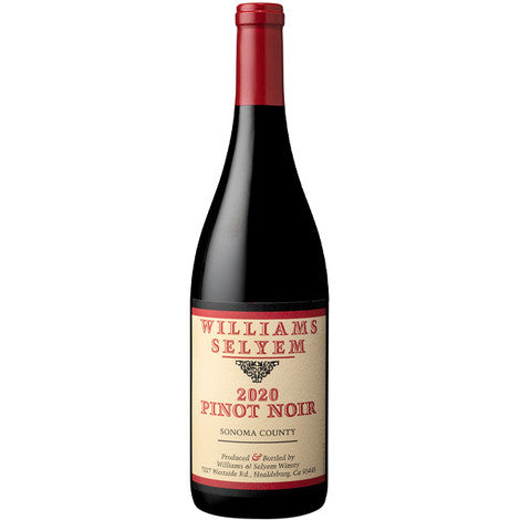 Williams Selyem Sonoma County Pinot Noir 2020 (750ml)