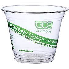 EQP : GREENSTRIPE COMPOSTABLE COLD CUP 9oz. (50)