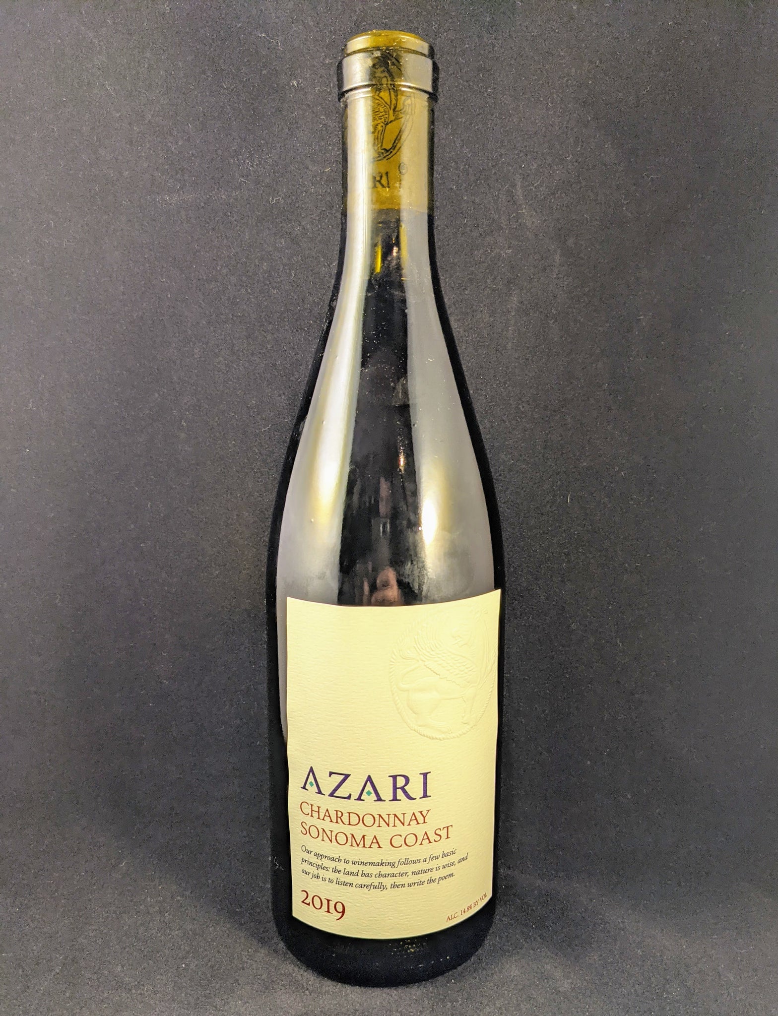Azari Vineyards Chardonnay, Sonoma, CA 2019 (750ml)
