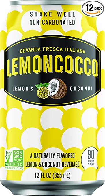 Lemoncocco Bevanda Fresca Italiana Coconut and Lemon Beverage 12pk (12oz)